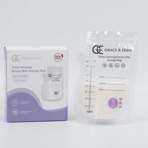 Breast Milk Storage Bags – Leak-Proof, BPA-Free, Temperature Sensing (50 Pack)